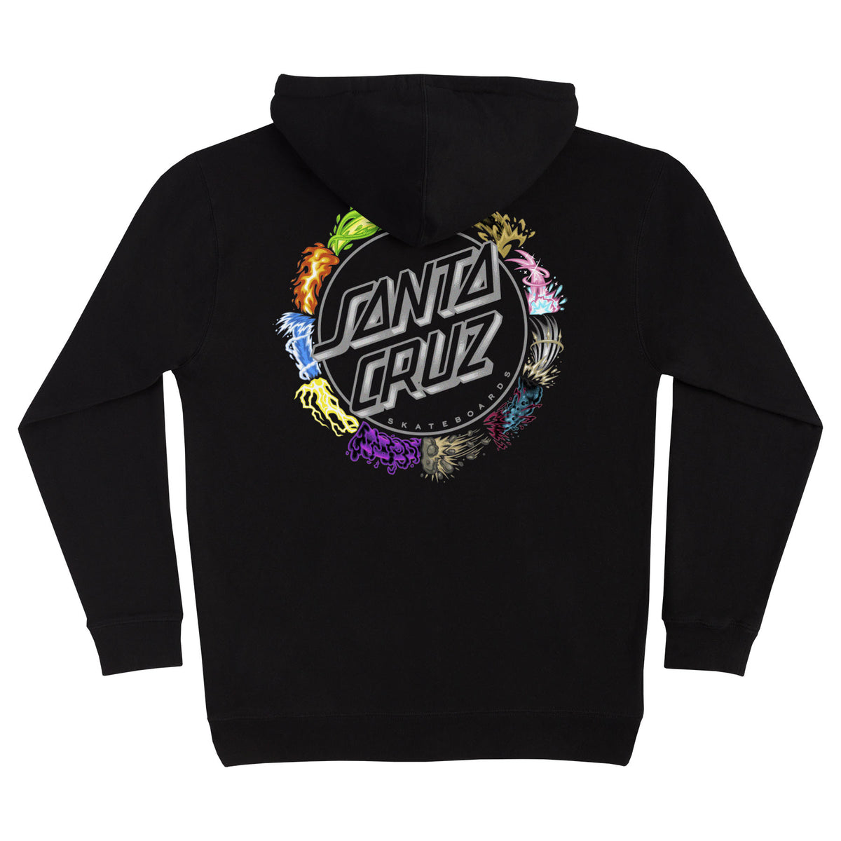 Santa Cruz x Pokémon Power Dot Hoodie Sweatshirt - Black