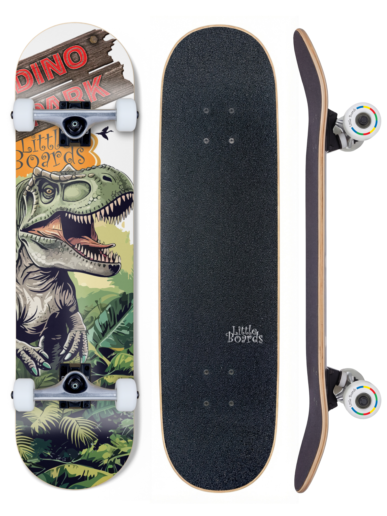 Little Boards Dino Mini Complete Skateboard
