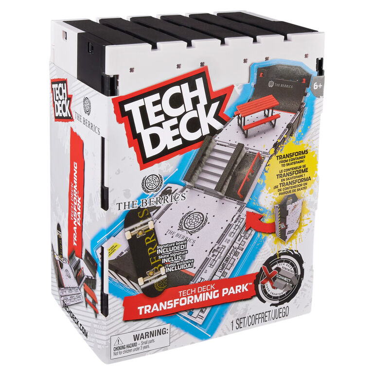 Tech Deck x The Berrics Transforming Skatepark Fingerboard Set