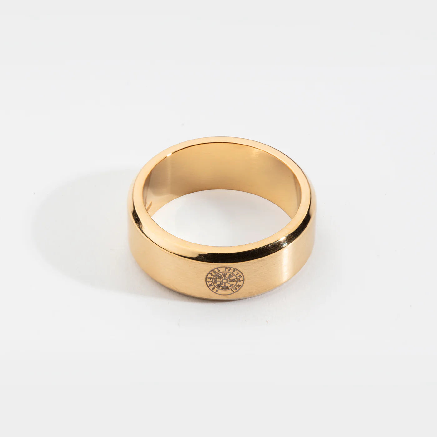 Northern Legacy Siempre Vegvisir Band - Guldtonet ring