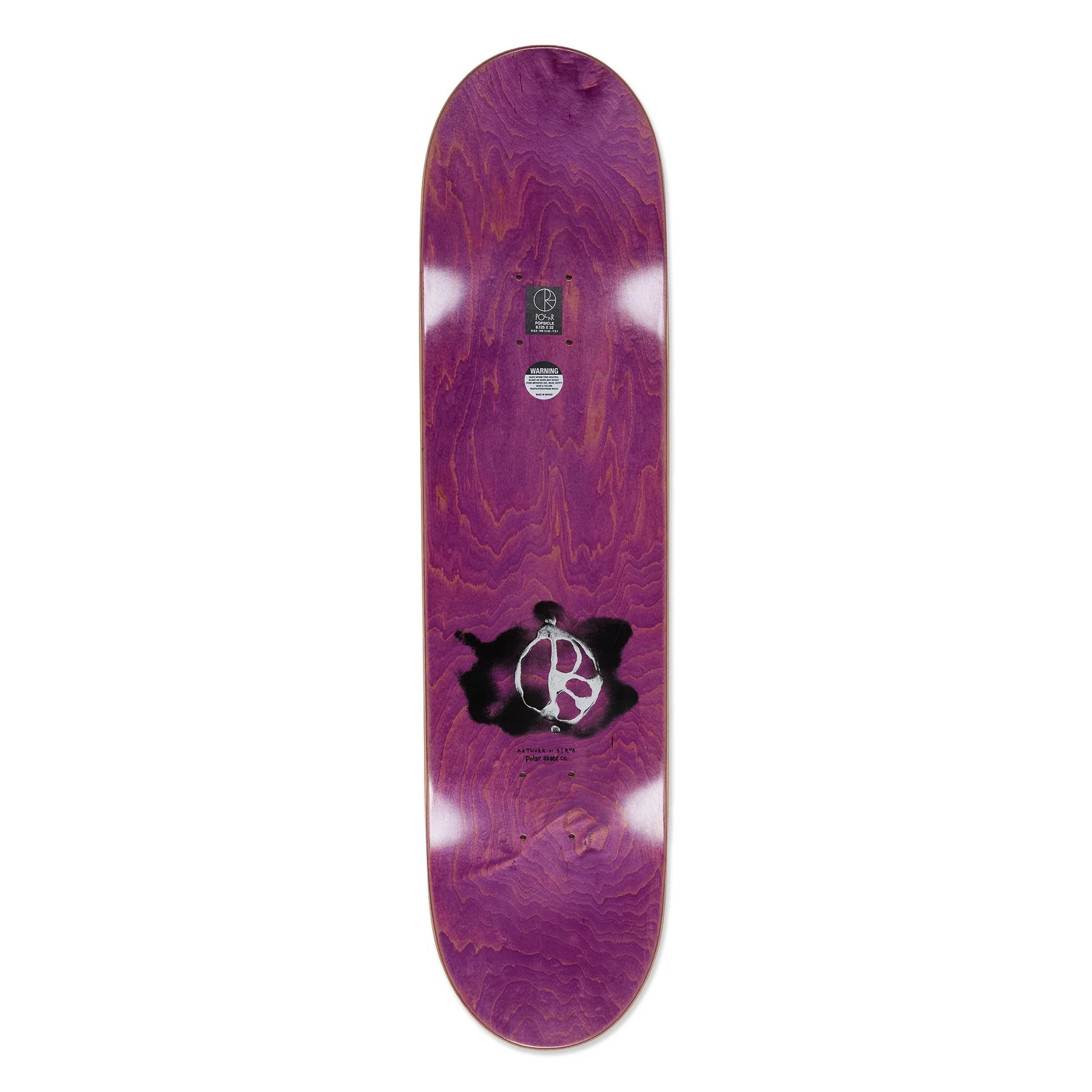 Polar Team Stroke Logo Cream Skateboard Deck