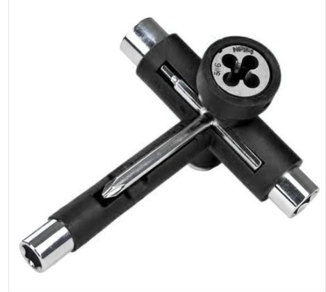Reflex Utility Skate Tool Inkl. Gevindskærer - Black