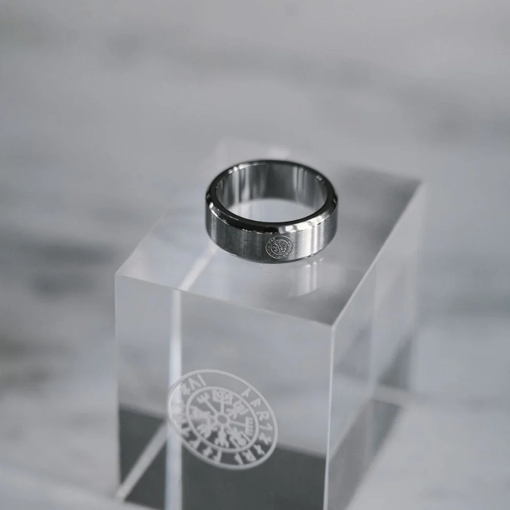 Northern Legacy Siempre Vegvisir Band - Sølvtonet ring