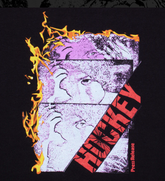 Hockey Press Release Hoodie - Black