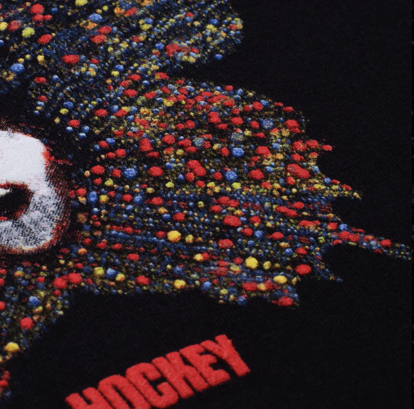 Hockey Fireworks T-shirt- Black