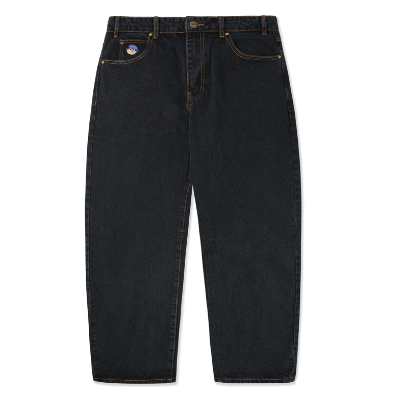 Butter Goods Santosuosso Denim Pants - Washed Black