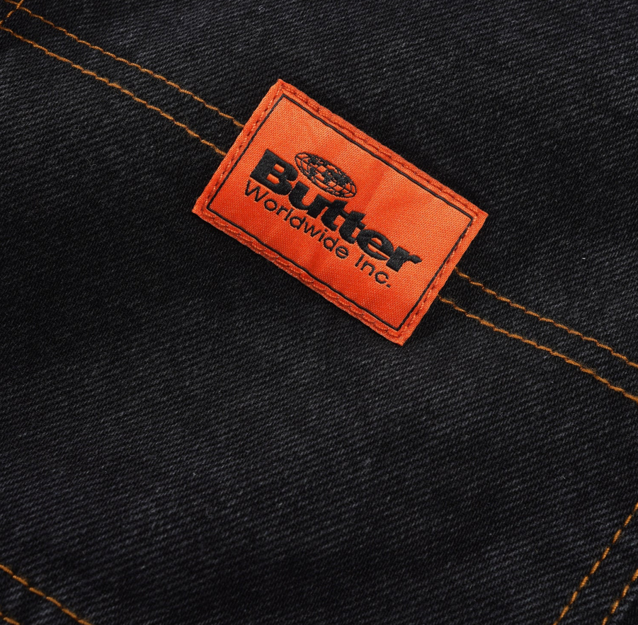 Butter Goods Santosuosso Denim Pants - Washed Black