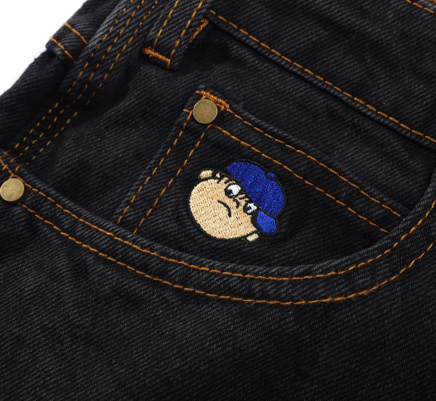 Butter Goods Santosuosso Denim Pants - Washed Black