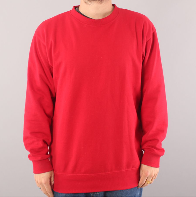The Boss No Logo Crewneck Sweater - Red