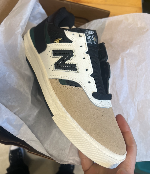 New Balance Numeric Jamie Foy NM306 Cup - White/ Black/ Sand