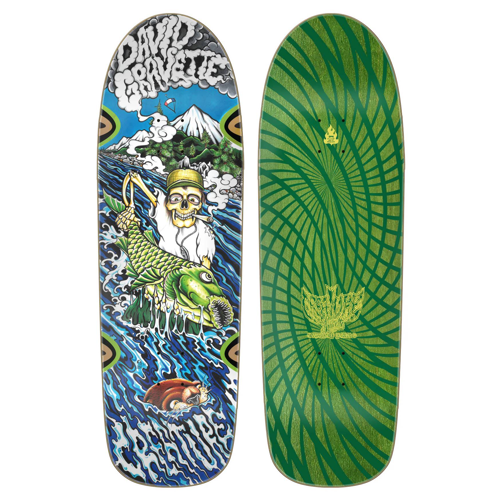 Creature Gravette Hippie Falls Skateboard Deck