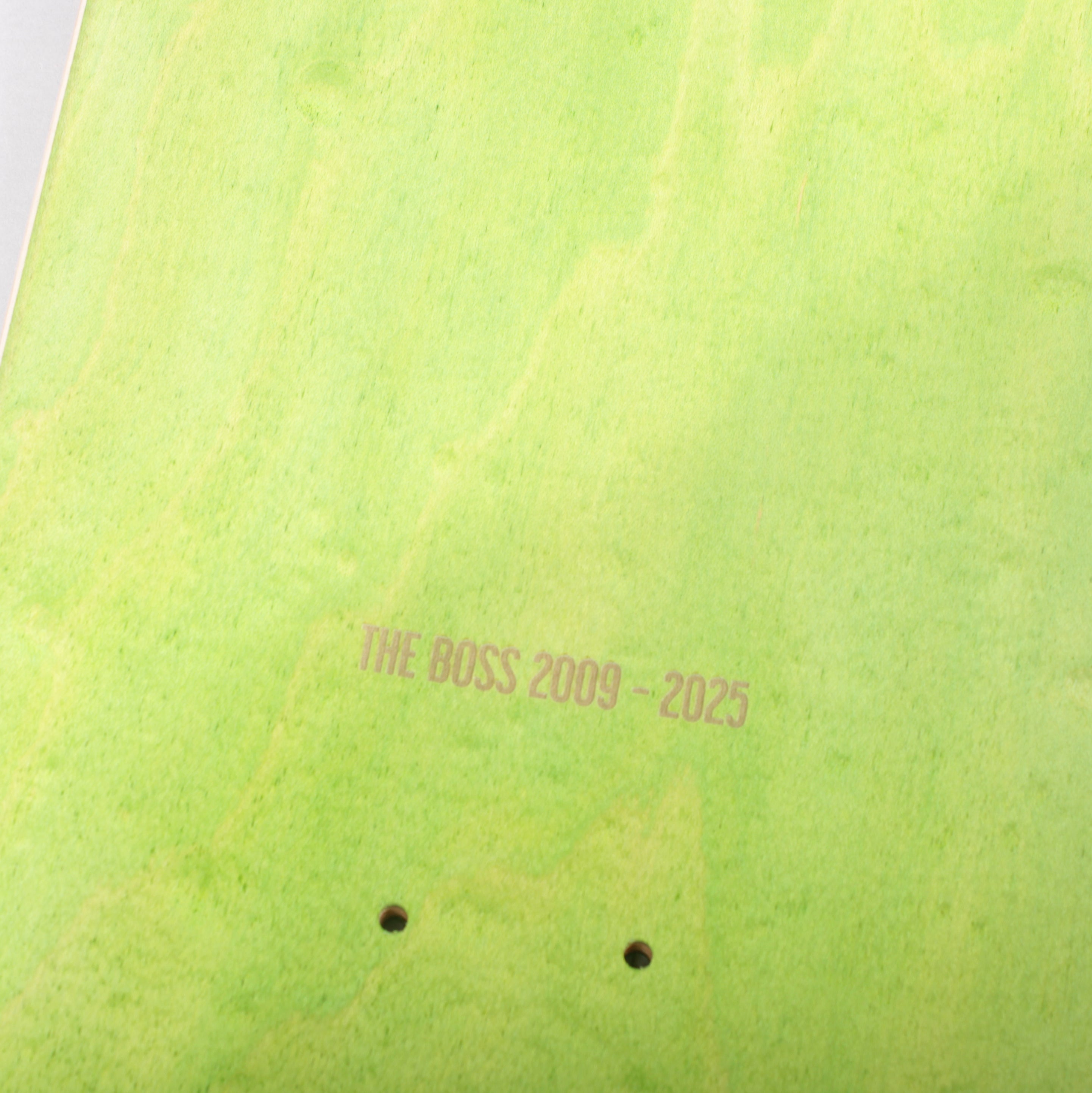 The Boss OG Logo Reissue 2009 Twin Tail Skateboard Deck