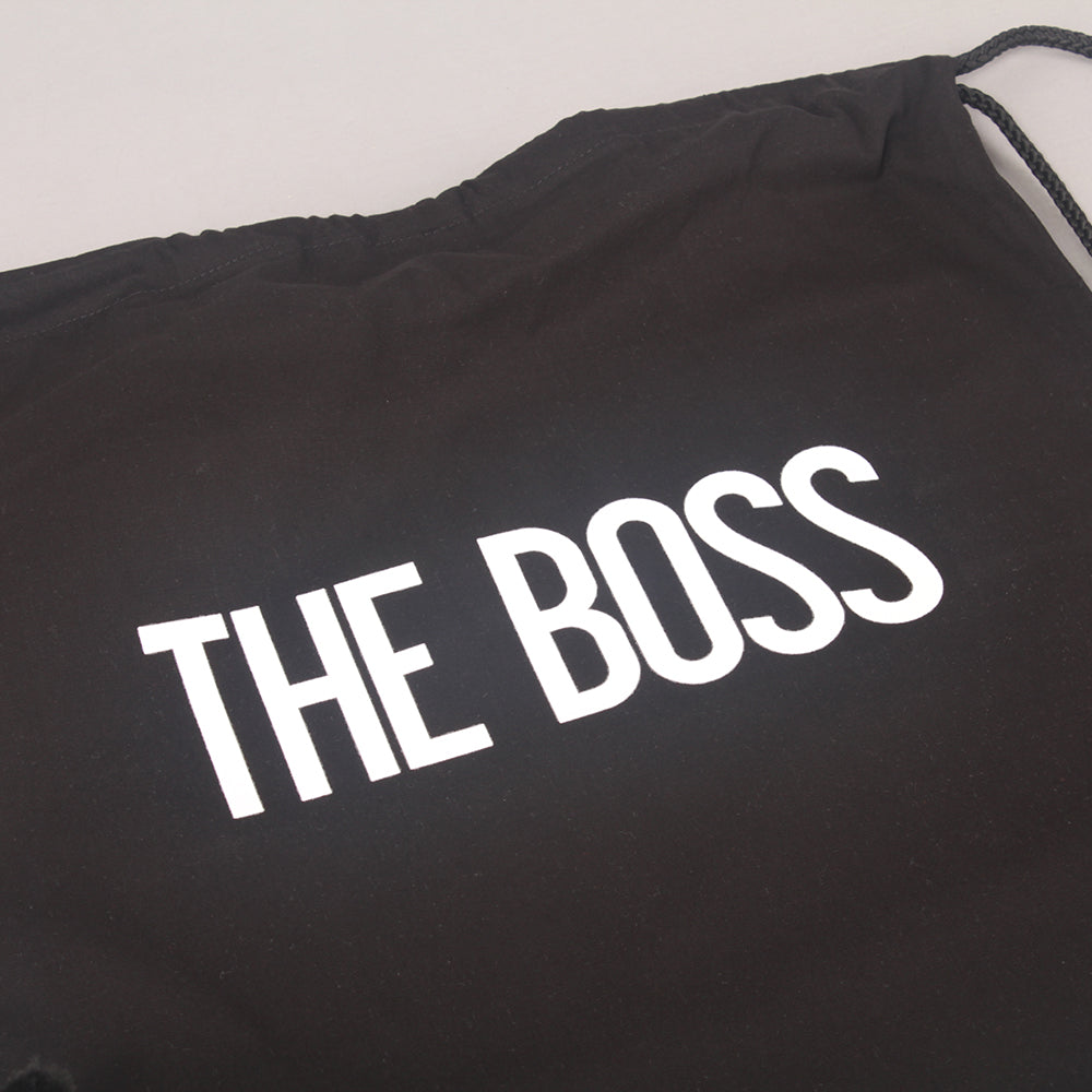 The Boss Logo Skate Sack Bag - Black
