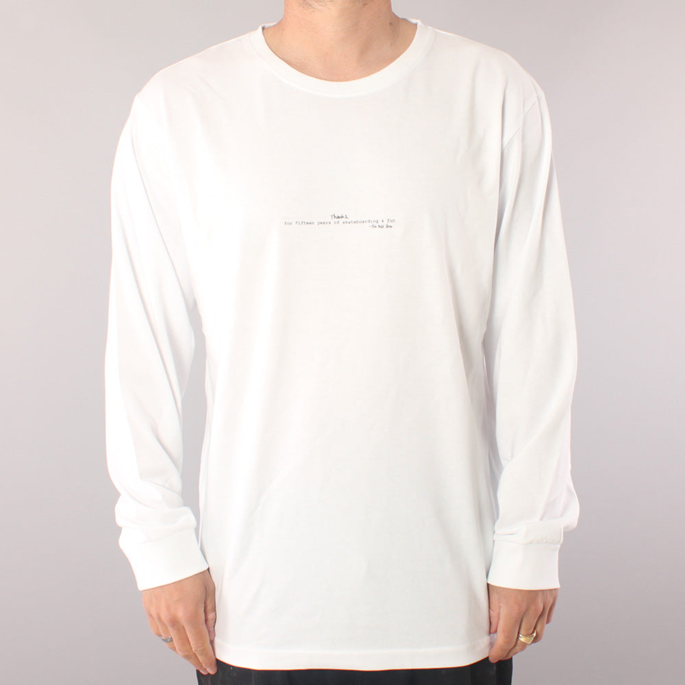 The Boss 15 years LS T-shirt - White
