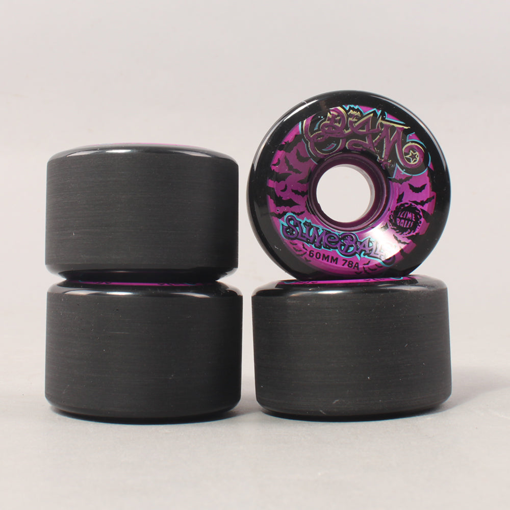 Slime Balls Bam Margera Guest OG Cruiser Black Wheels - 78A
