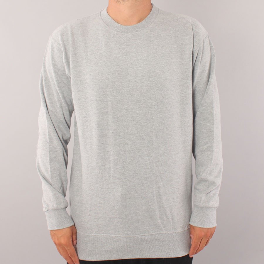 The Boss No Logo Crewneck Sweater - Ash