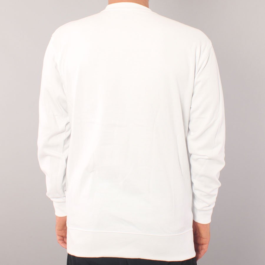 The Boss No Logo Crewneck Sweater - White