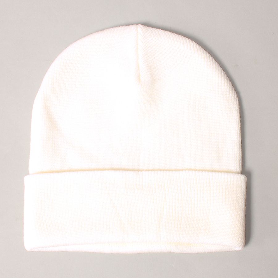 Blank Beanie - White