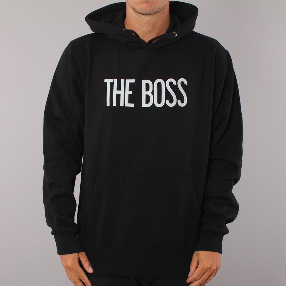 The Boss Logo Hood - Black