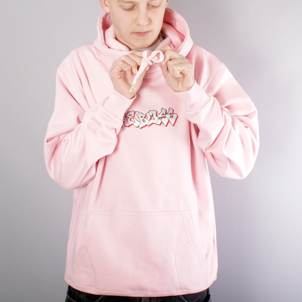 The Boss Letters Hoodie Sweatshirt - Pink
