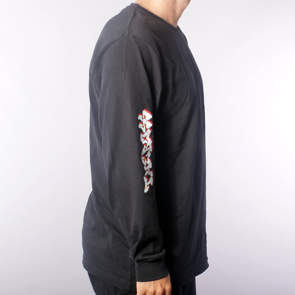 The Boss Letters LS T-shirt - Black