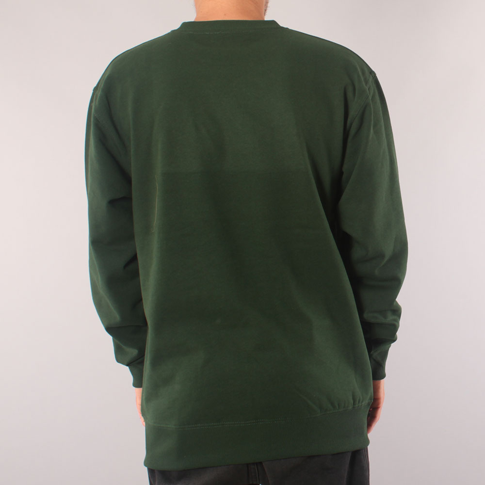 The Boss Push Crewneck Sweater - Bottle Green