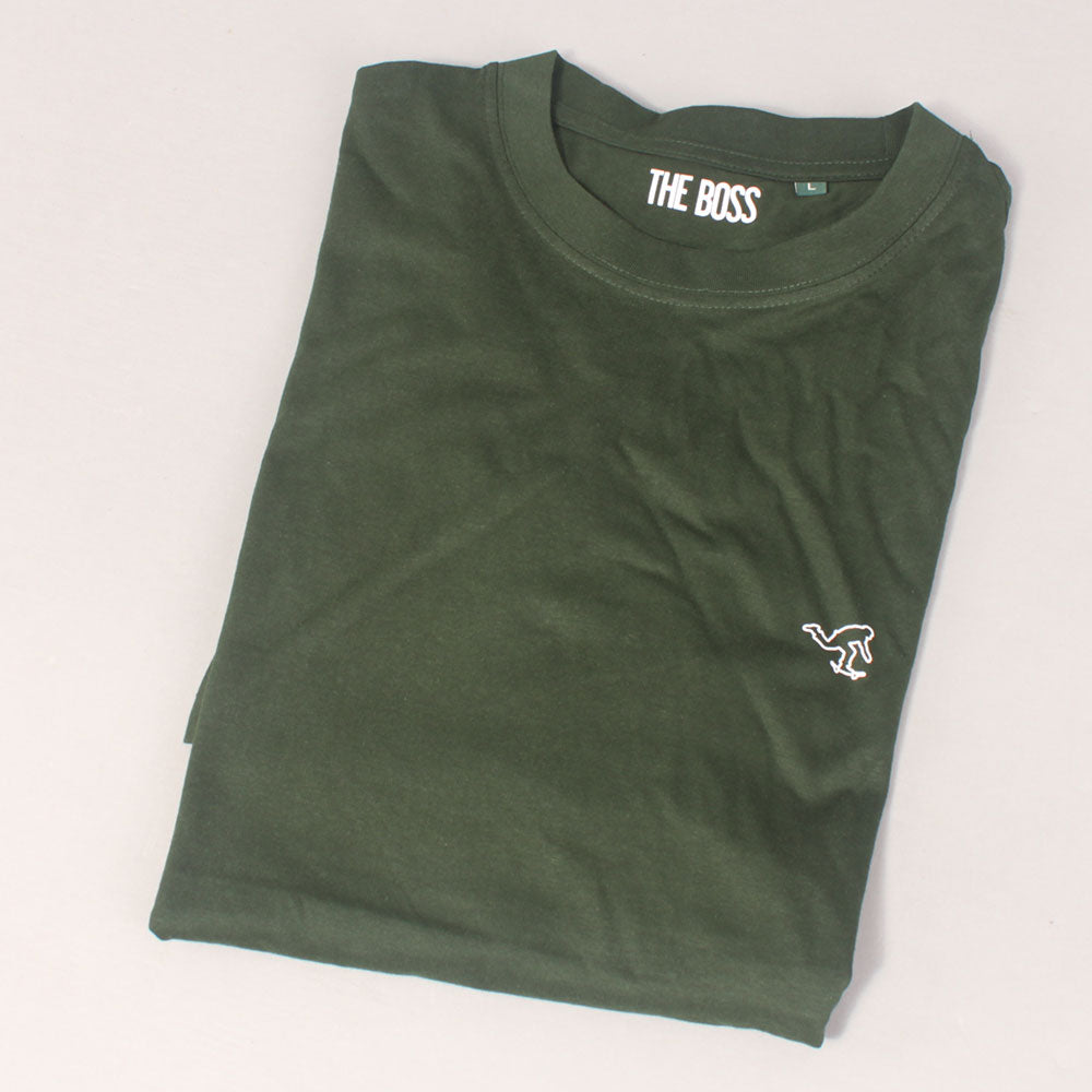 The Boss Push T-shirt - Bottle Green