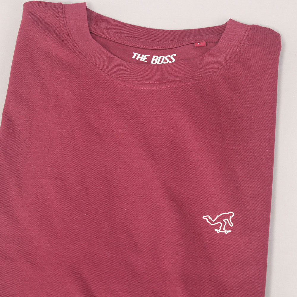 The Boss Push T-shirt - Burgundy