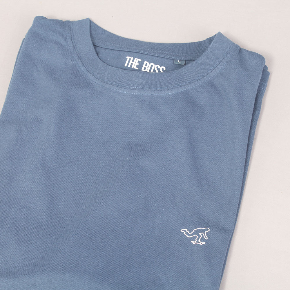 The Boss Push T-shirt - Petrol Blue