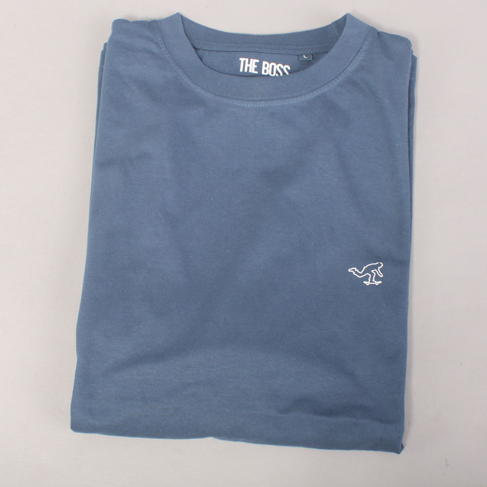The Boss Push T-shirt - Petrol Blue