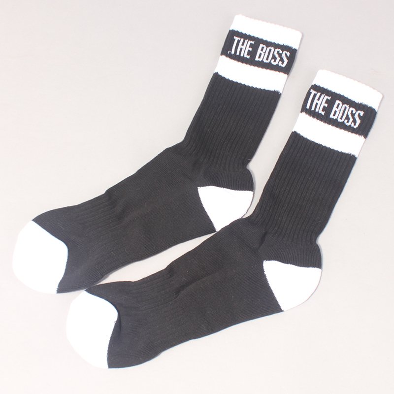 The Boss Logo Socks - Black/White