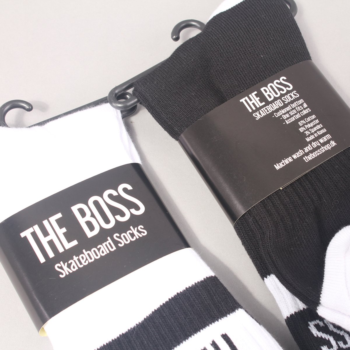 The Boss Logo Socks - Black/White
