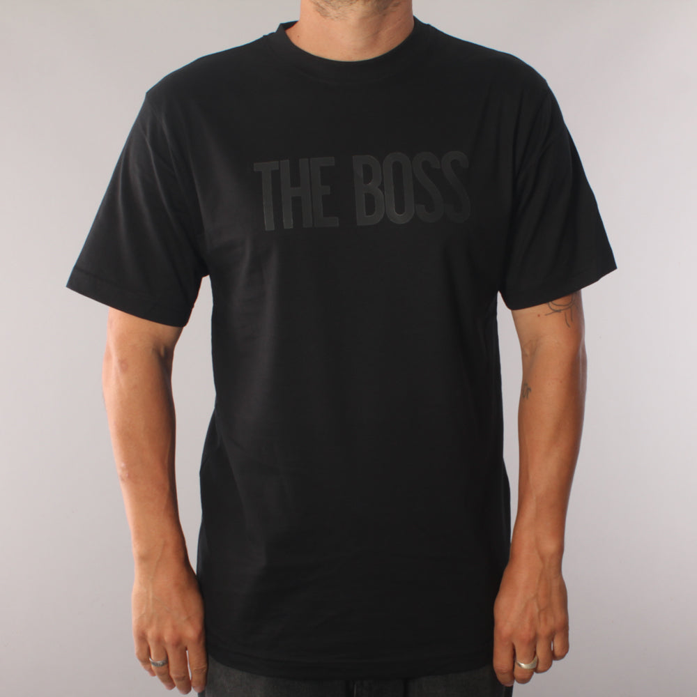 The Boss Logo T-shirt - Black / Black