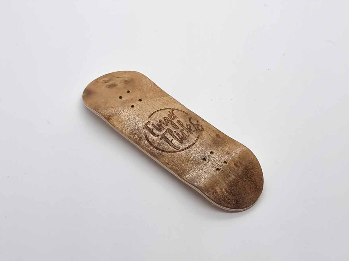 FingerFlicks Complete Fingerboard - Burl Wood