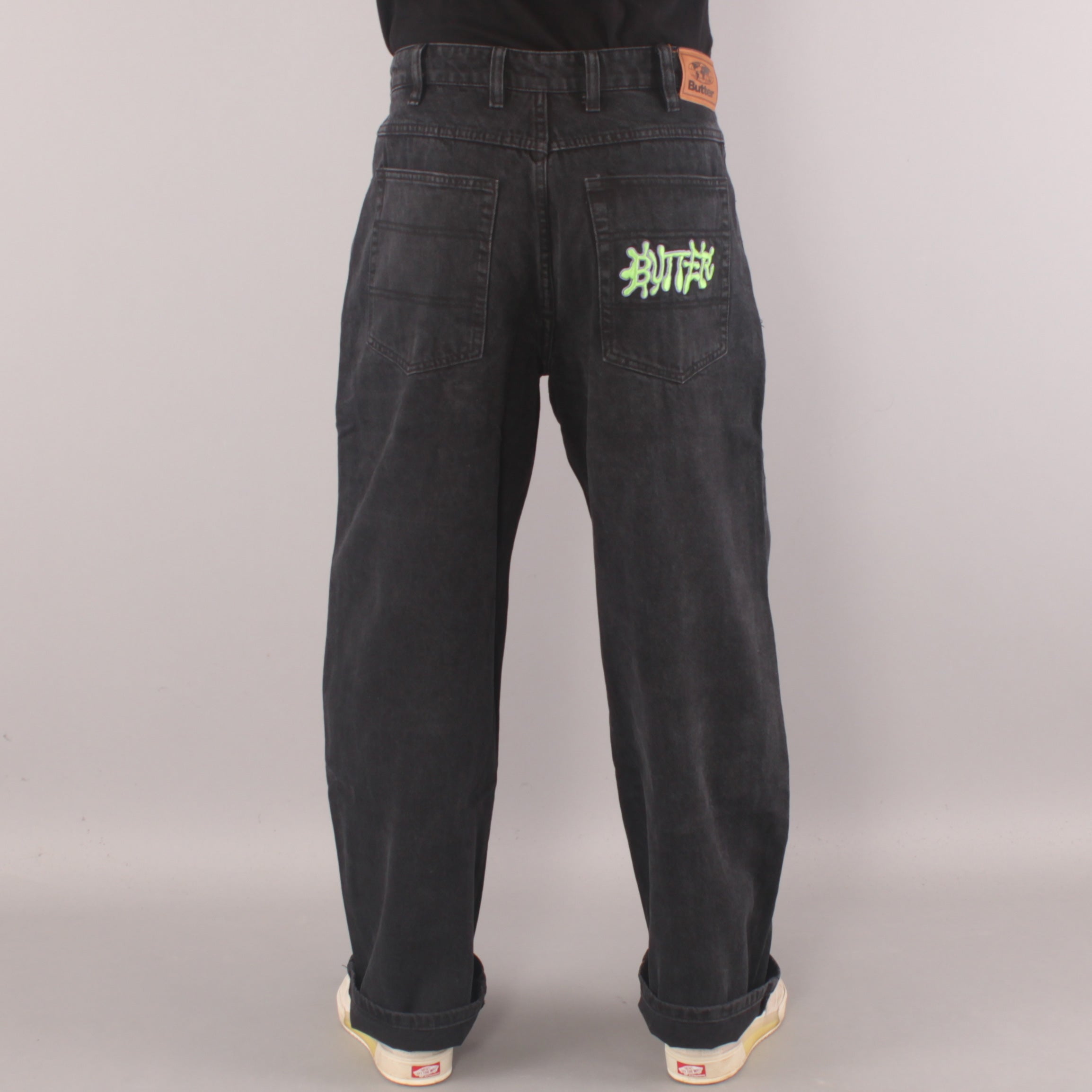 Butter Goods Ink Denim Jeans - Worn Black