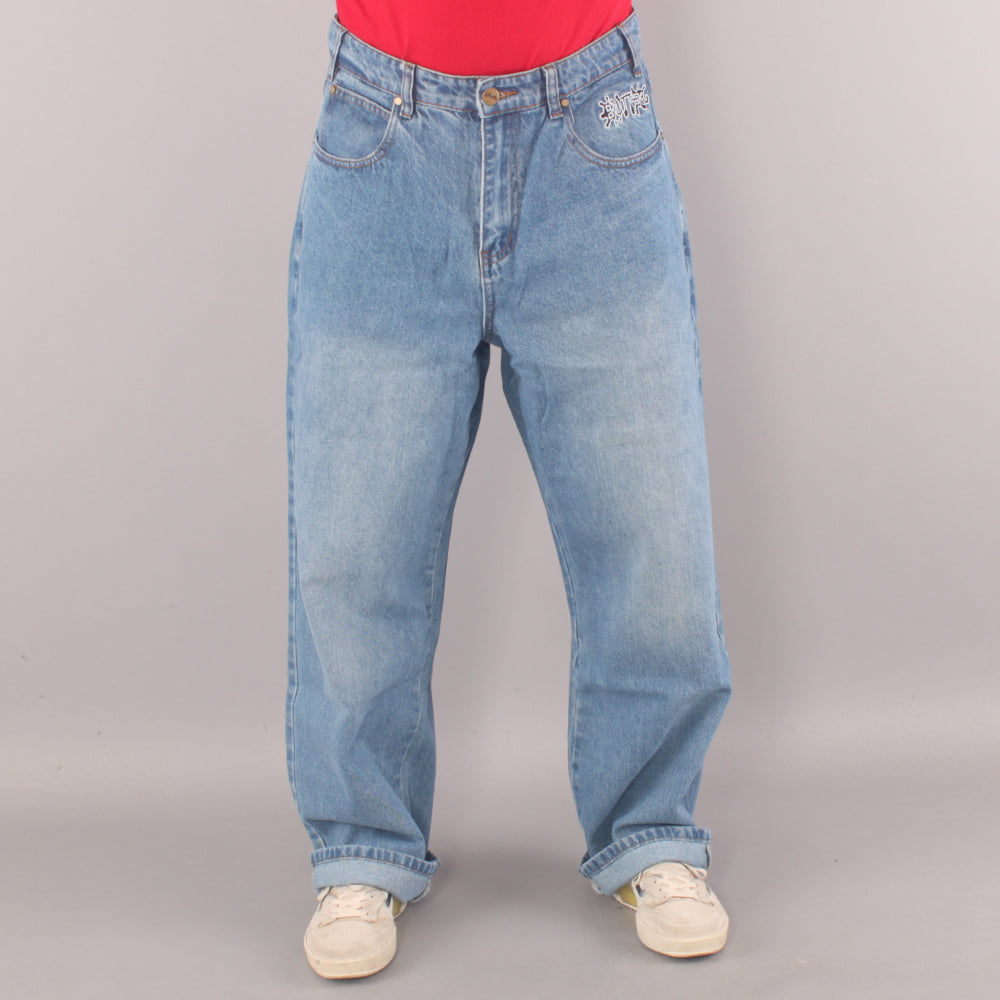 Butter Goods Ink Denim Jeans - Worn Blue