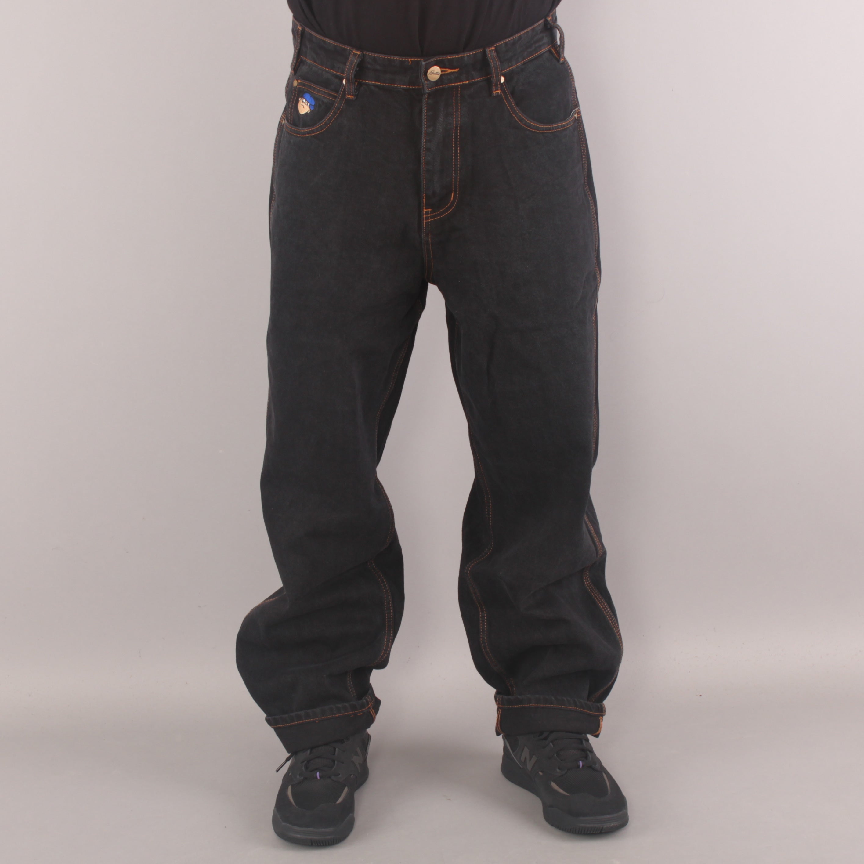 Butter Goods Santosuosso Denim Pants - Washed Black