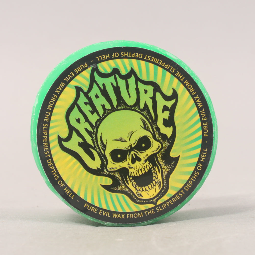 Creature Bonehead Flame Curb Wax Green