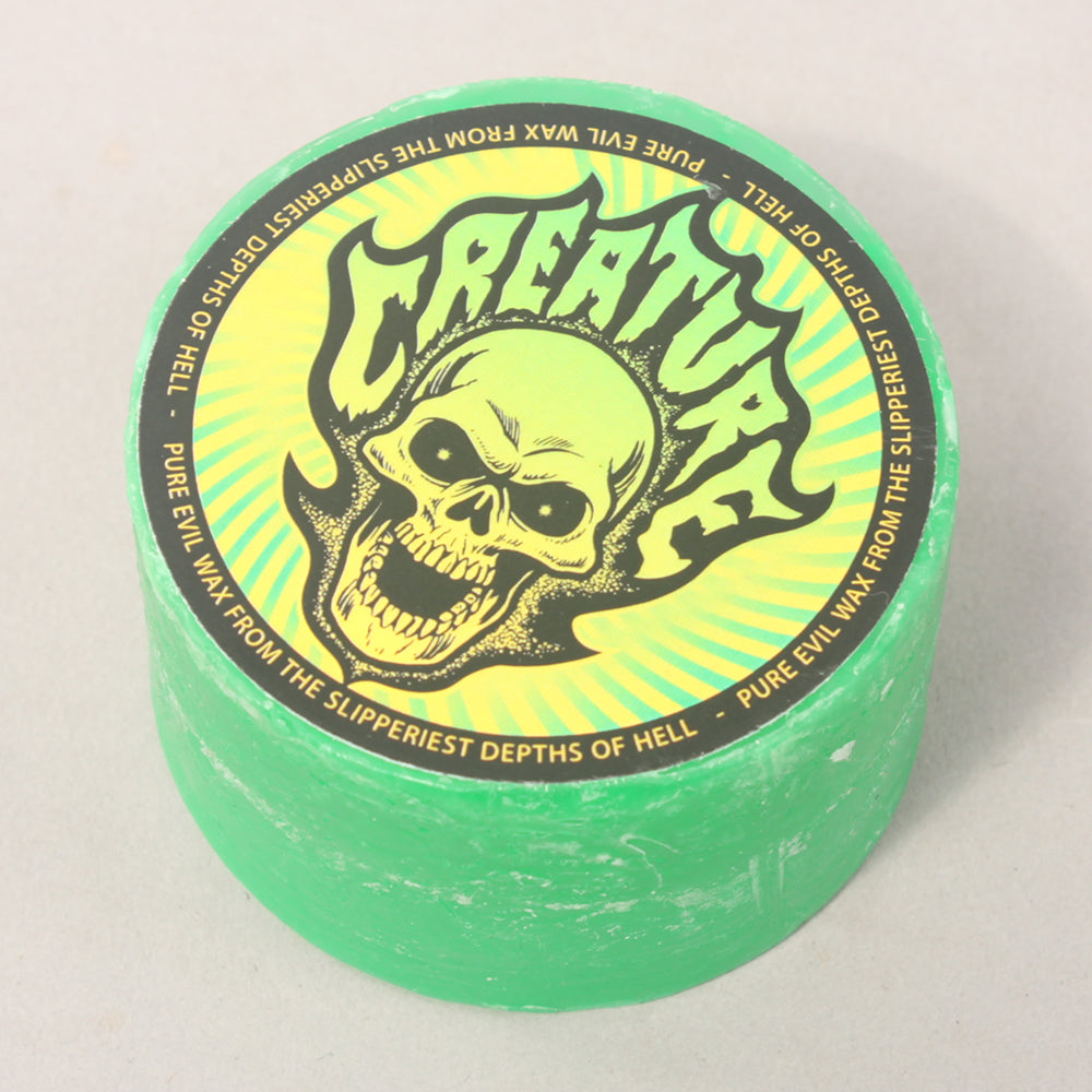 Creature Bonehead Flame Curb Wax Green