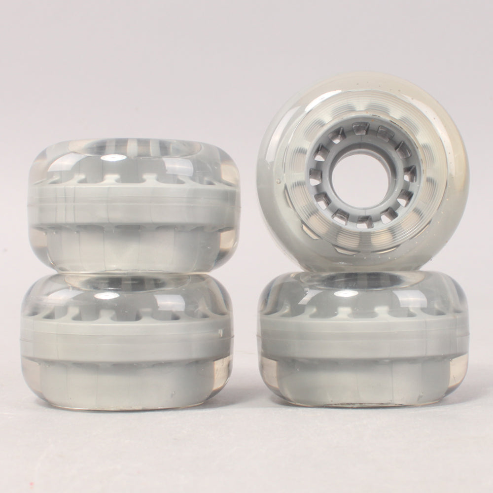 Clear Cruiser/Longboard Wheels 78A