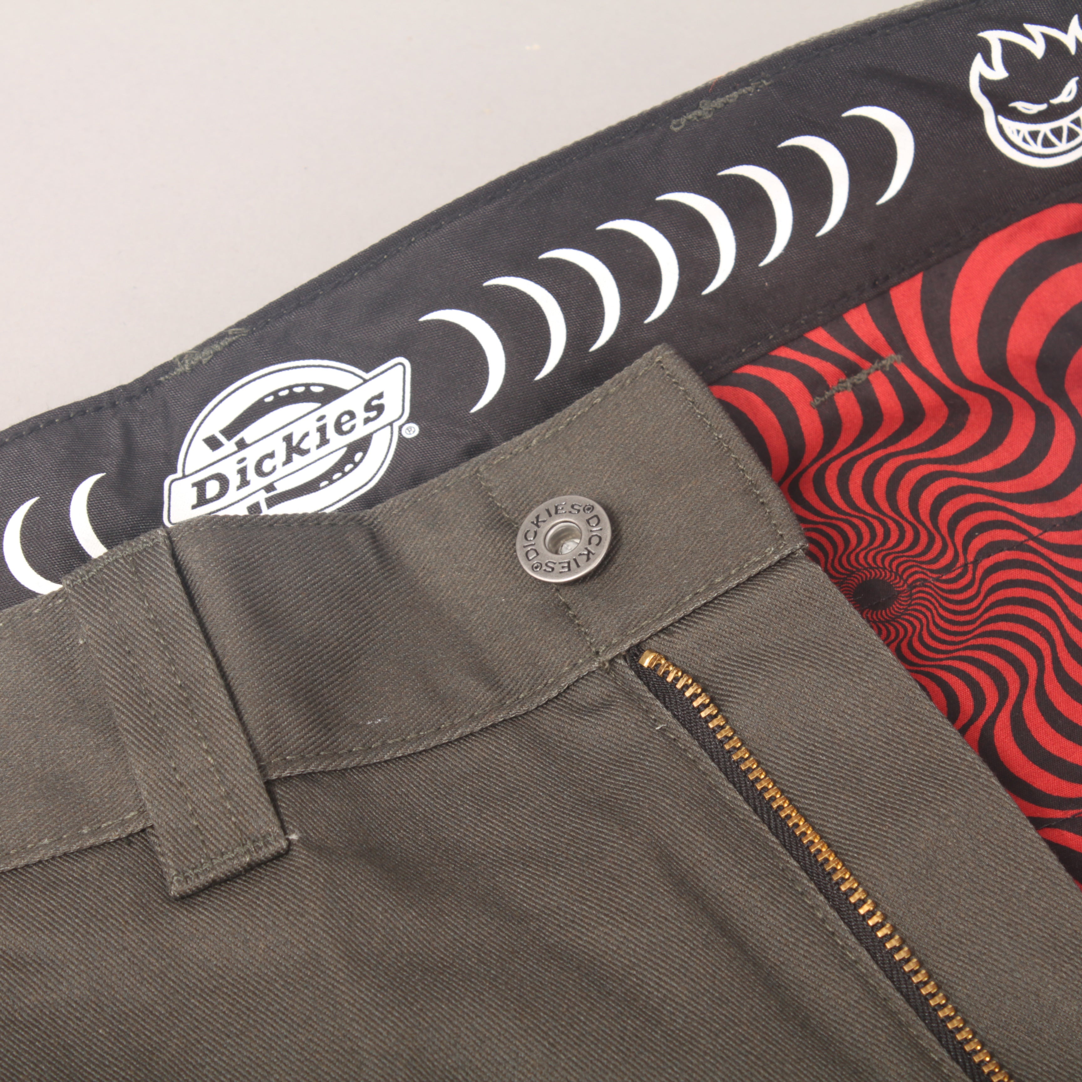 Dickies x Spitfire Double Knee Twill Work Pant Chino - Olive Green