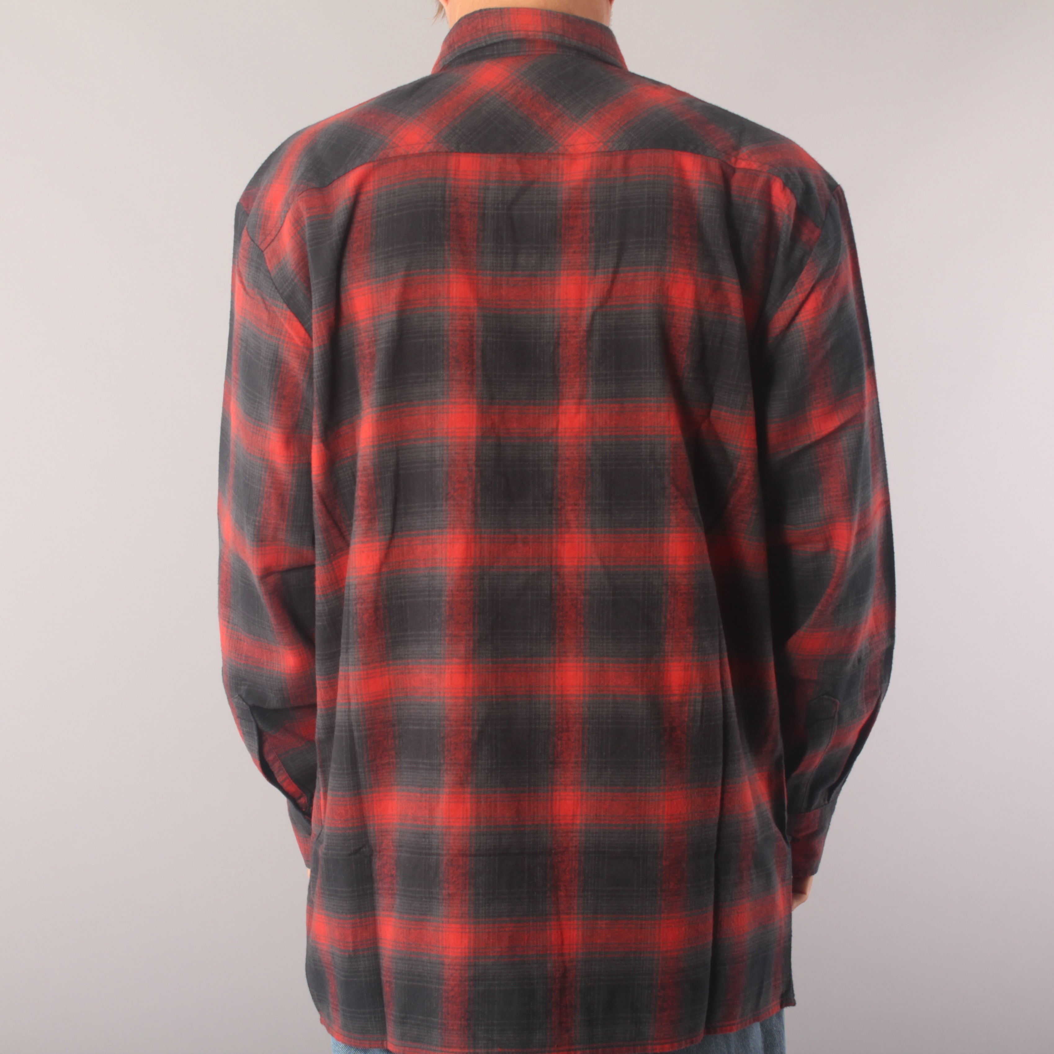 Dickies x Spitfire Flannel Skjorte - Black / Red