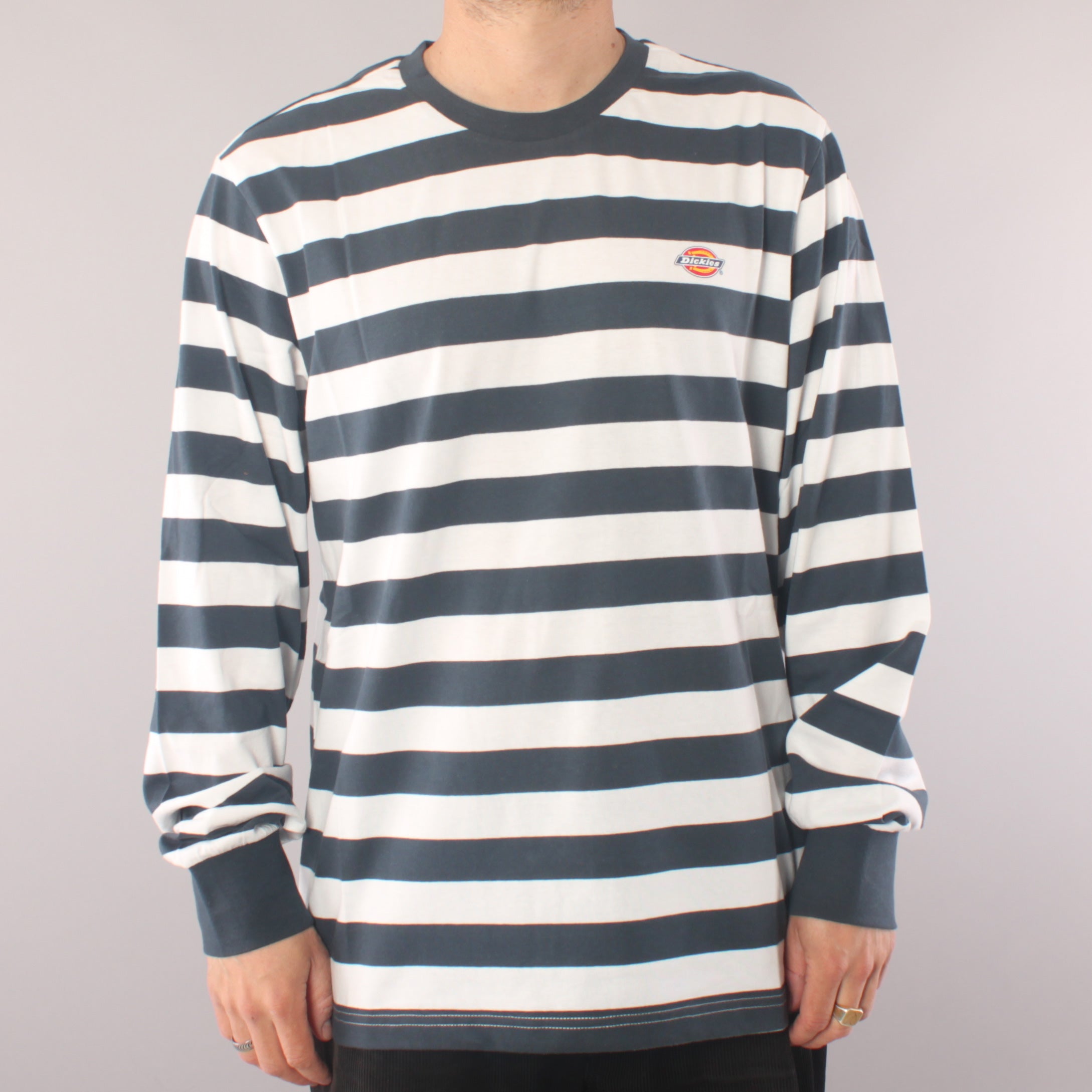 Dickies Rivergrove Stripe LS T-shirt - Air Force Blue