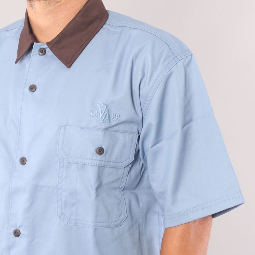 Dickies Alvarez Signature Shirt Woven SS - Gulf Blue