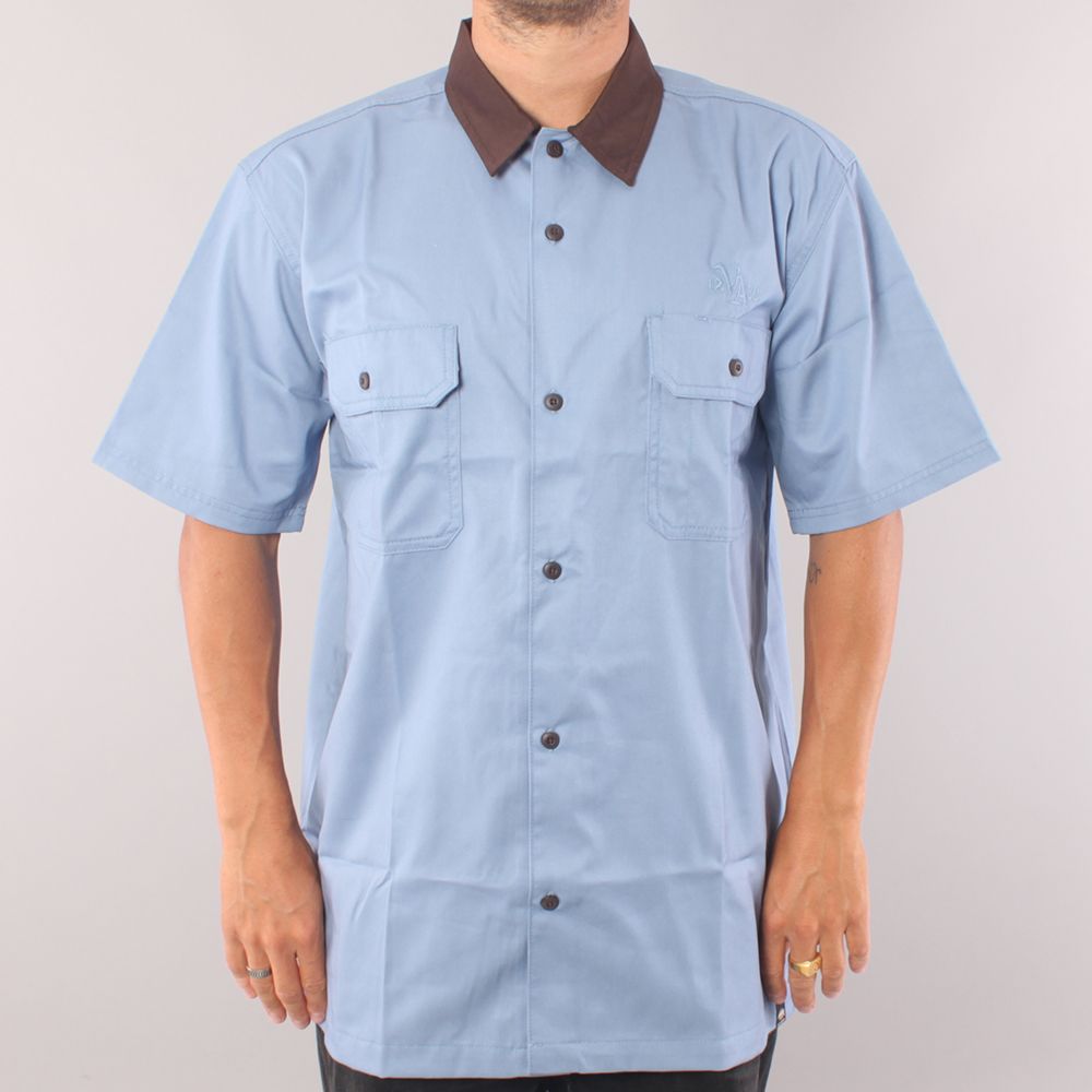 Dickies Alvarez Signature Shirt Woven SS - Gulf Blue