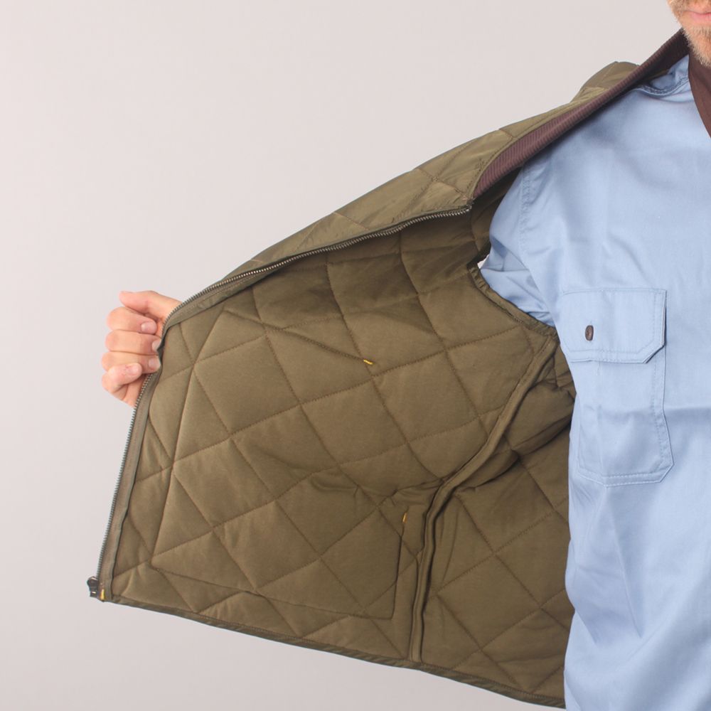Dickies Alvarez Signature Quilted Vest - Military Green