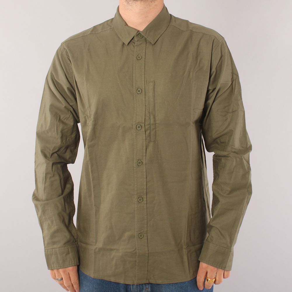 Globe Foundation LS Shirt - Olive