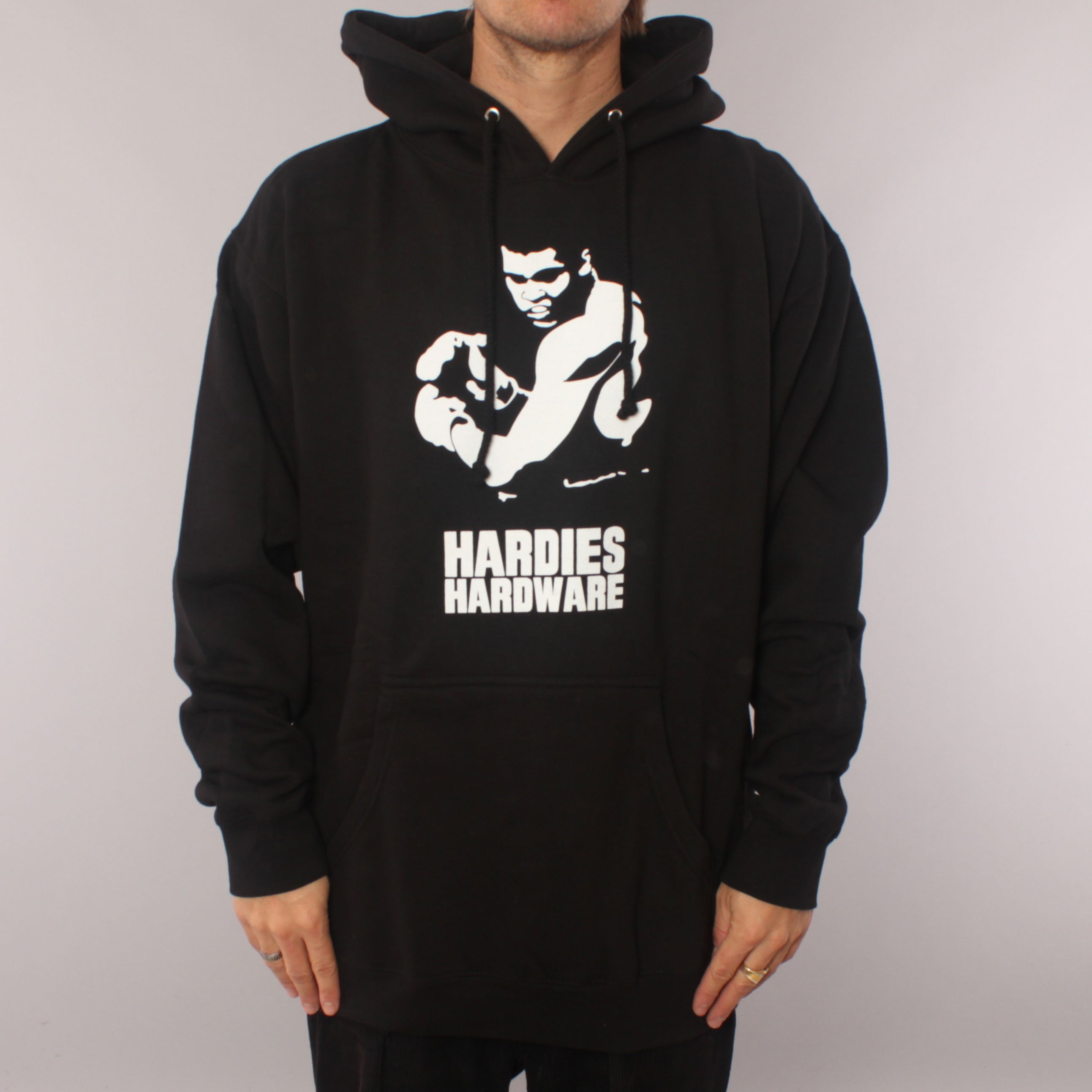 Hardies Hardware Boxer Hoodie - Black