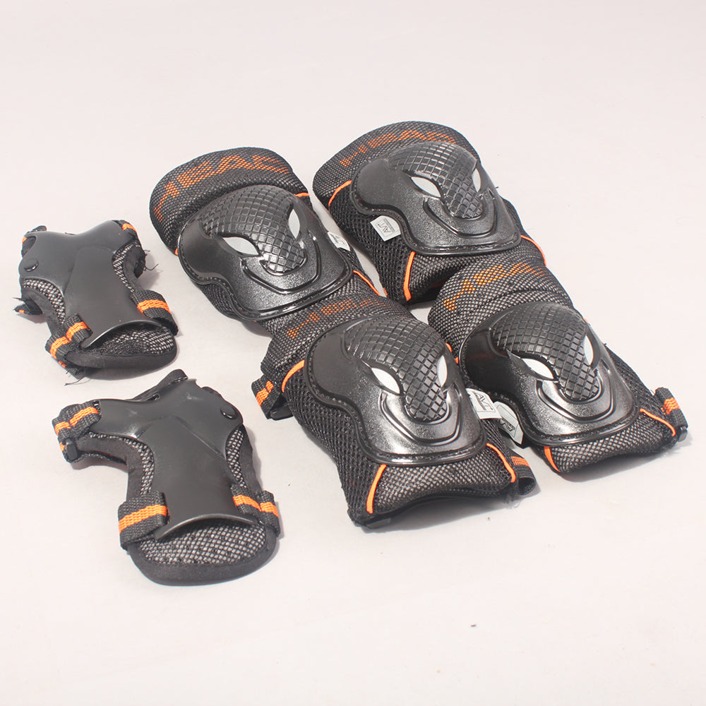 Head Protection Set - Black / Orange
