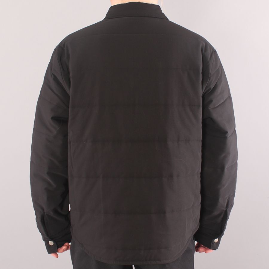 Hockey Down Snap Jacket - Black